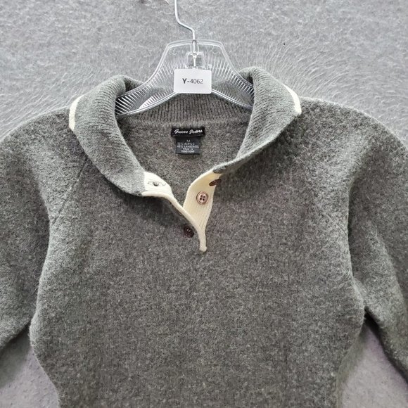 Guess Women Sweater Dress‎ gray Lambswool Blend Long Sleeve READ - Picture 2 of 10
